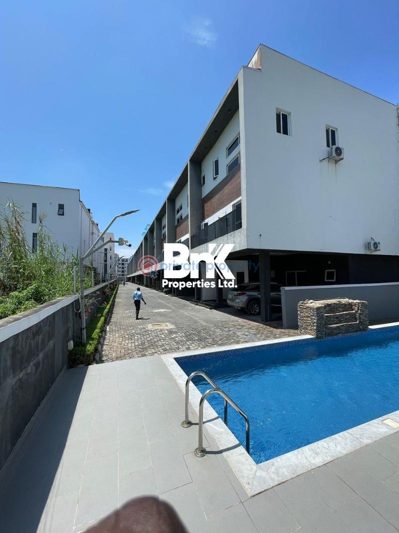 4-bedroom terrace duplex with bq and pool - 3 4 bedroom Terraced Duplex For Sale Ikate Elegushi Lekki Lagos - 3