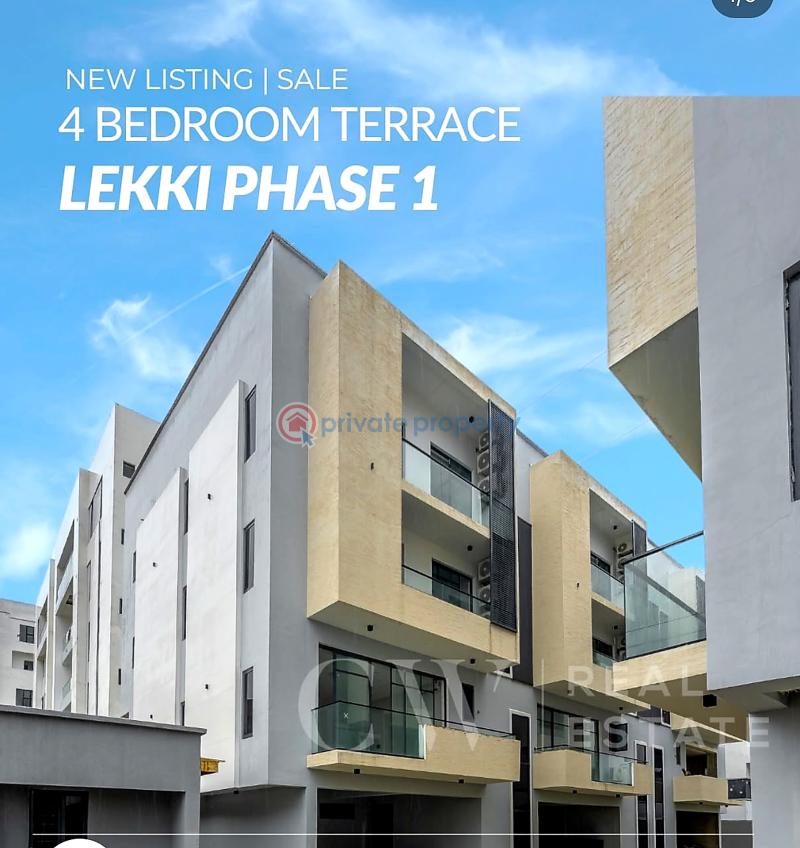 4 bedroom Terraced Duplex For Sale Lekki Phase 1 Lagos - 5