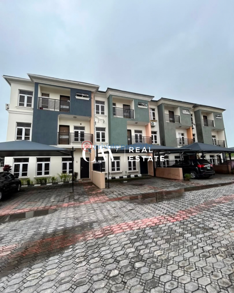 4 bedroom Terraced Duplex For Rent Chevron Drive Lekki Lagos - 0