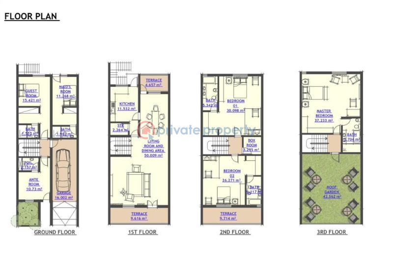4 bedroom Townhouse For Sale Victoria Island Lagos - 4