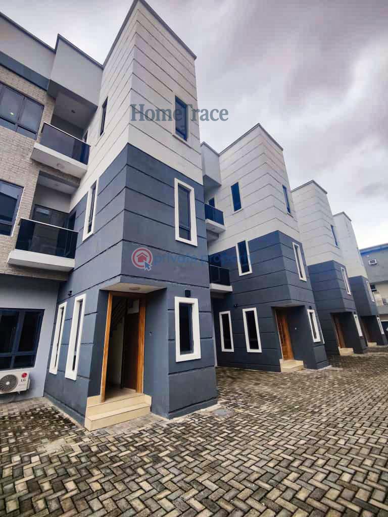 4 en-suite bedrooms terrace with walk-in closet - 2 4 bedroom Semi detached Duplex For Sale Ikate Lekki Ajah Lagos - 2