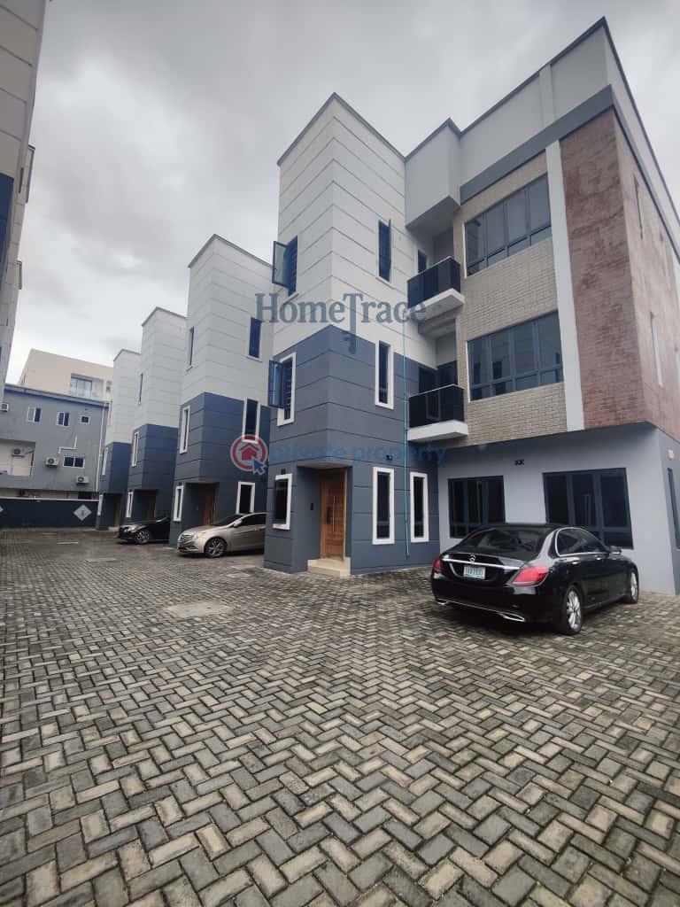 4 en-suite bedrooms terrace with walk-in closet - 3 4 bedroom Semi detached Duplex For Sale Ikate Lekki Ajah Lagos - 3
