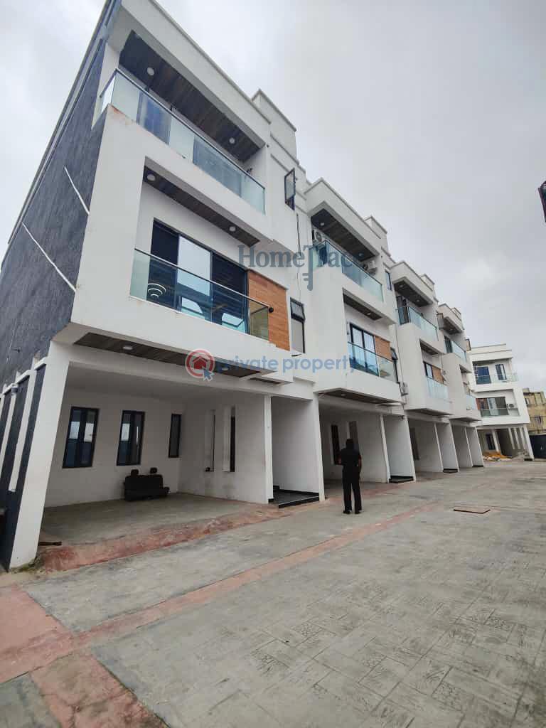 4 en-suite bedrooms terrace with walk-in closet - 2 4 bedroom Semi detached Duplex For Sale Ikate Lekki Ajah Lagos - 2