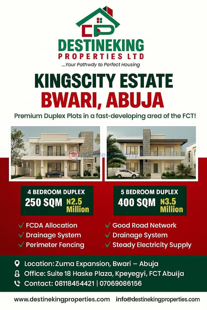4 bedroom Residential Land For Sale Zuma Expansion Bwari Abuja Phase 4 
