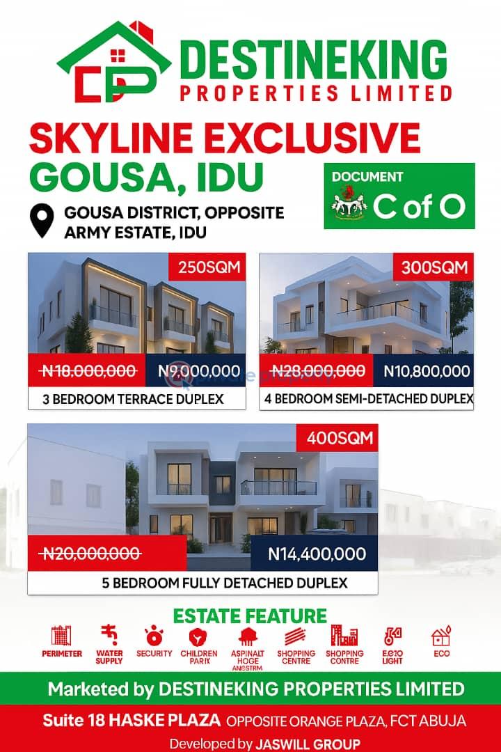 5 bedroom Residential Land For Sale Gousa District Opposite Army Estate Idu Idu Abuja Phase 4 
