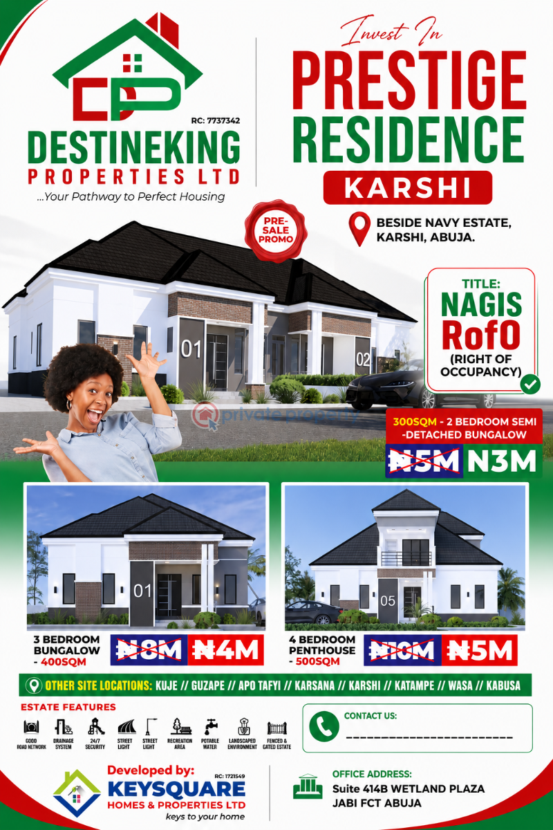 3 bedroom Residential Land For Sale Karshi Behind Navy Estate Phase 2 Karu Abuja Phase 4  - 0