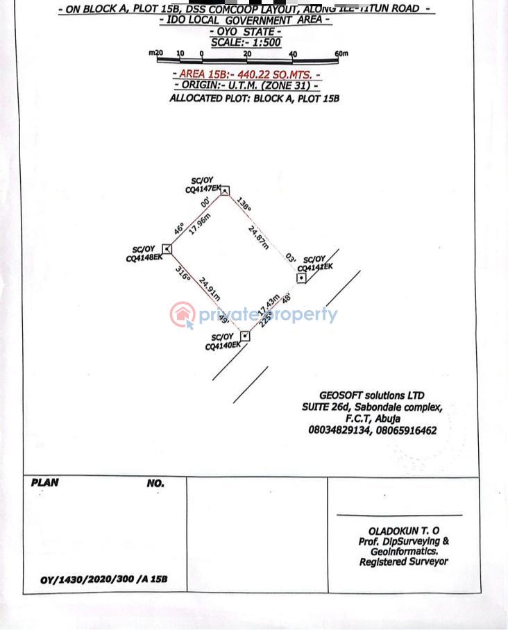 Residential Land For Sale Dss Estate, Ile Tuntun, Nihort Idishin Ibadan Oyo