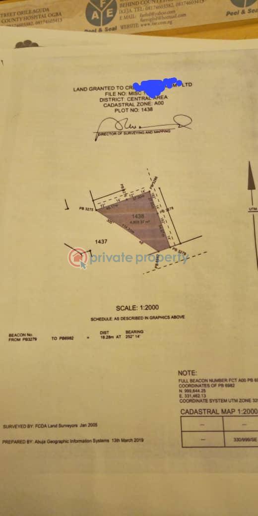 10 bedroom Office For Sale By Ndic/icpc.. Central Area Abuja Phase 1 