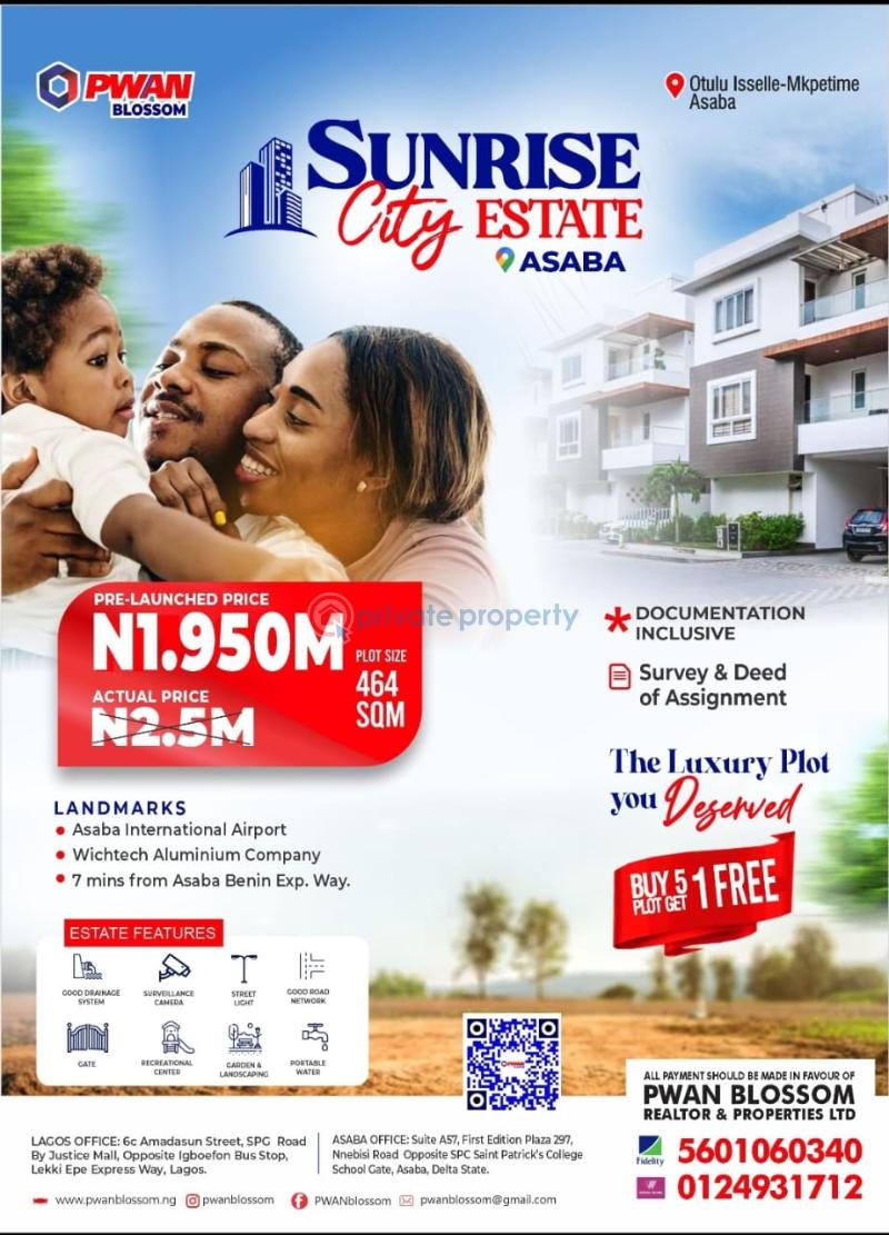 Mixed use Land For Sale Otulu Iselle Mkpetime Asaba Delta