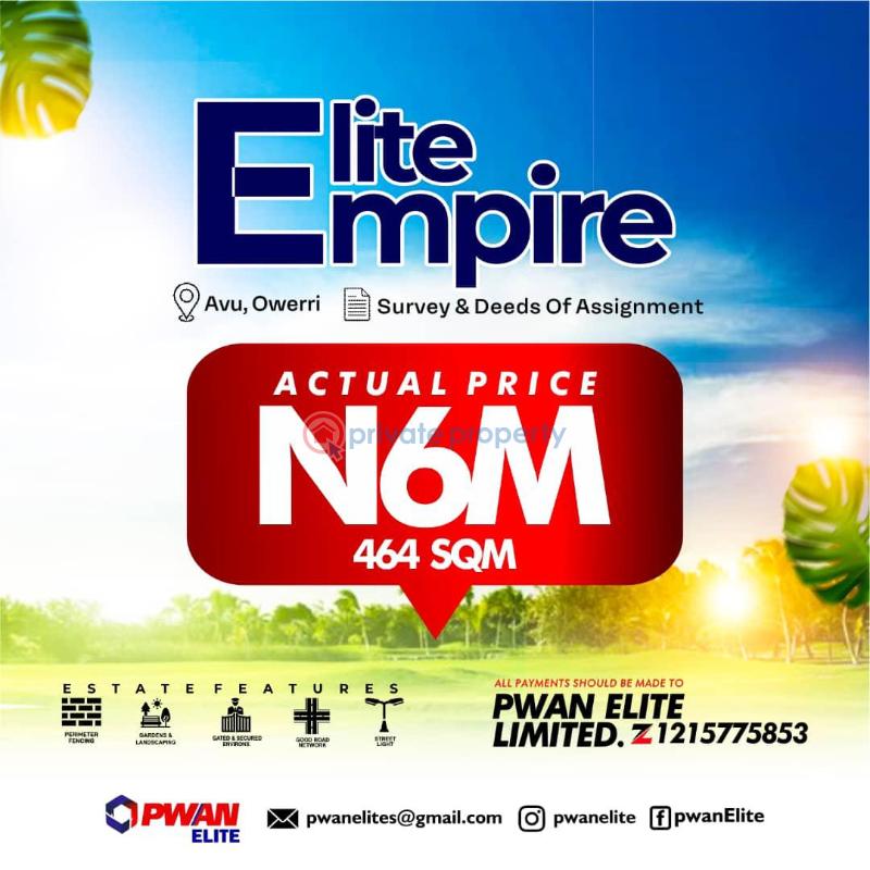 Mixed use Land For Sale Avu Owerri Imo