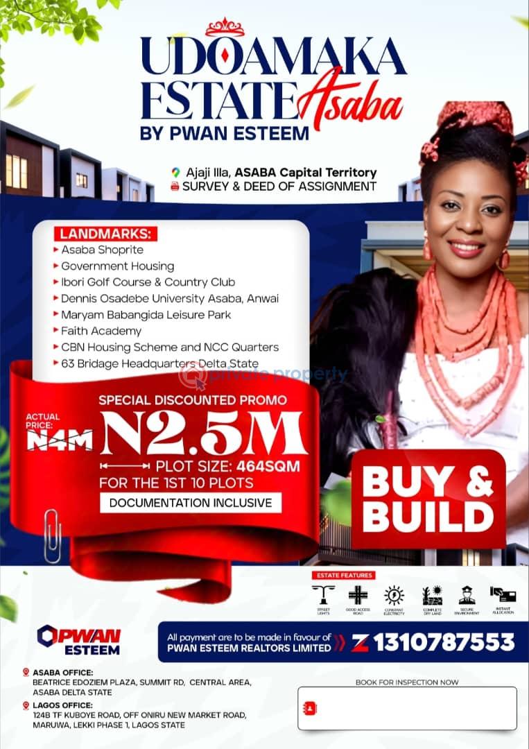 Mixed use Land For Sale Asaba Shoprite Asaba Delta