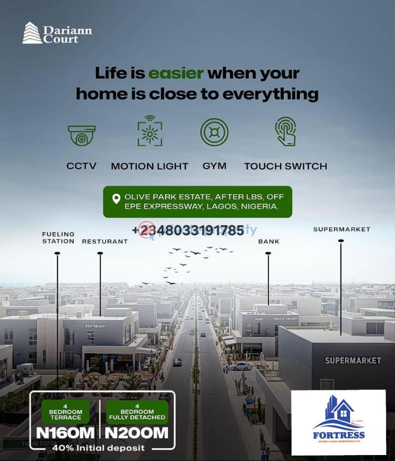 4 bedroom Duplex For Sale Lekki, Sangotedo Olonkonla Ajah Lagos