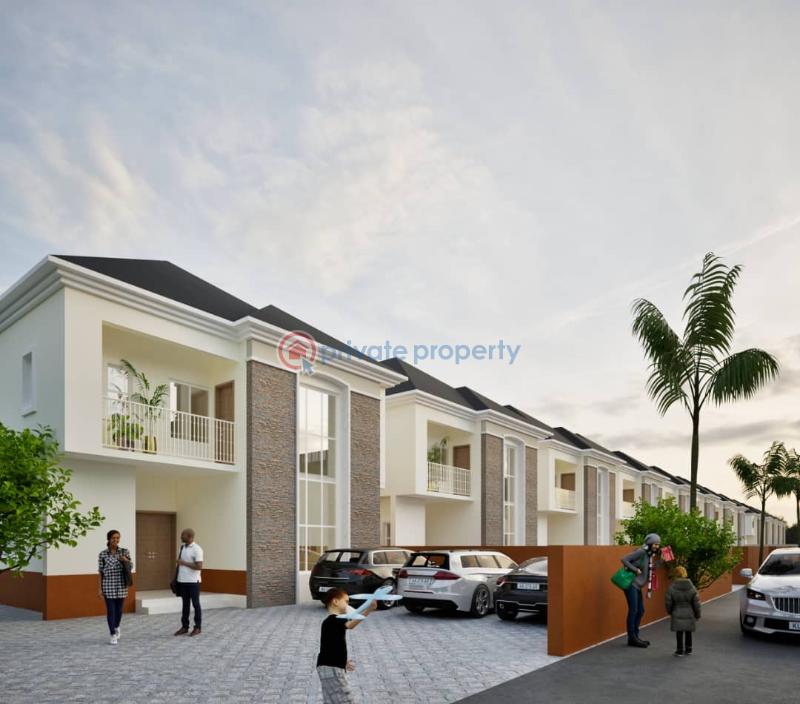 4 bedroom Terraced Duplex For Sale By High Street, Peter Odili Port Harcourt Rivers - 0