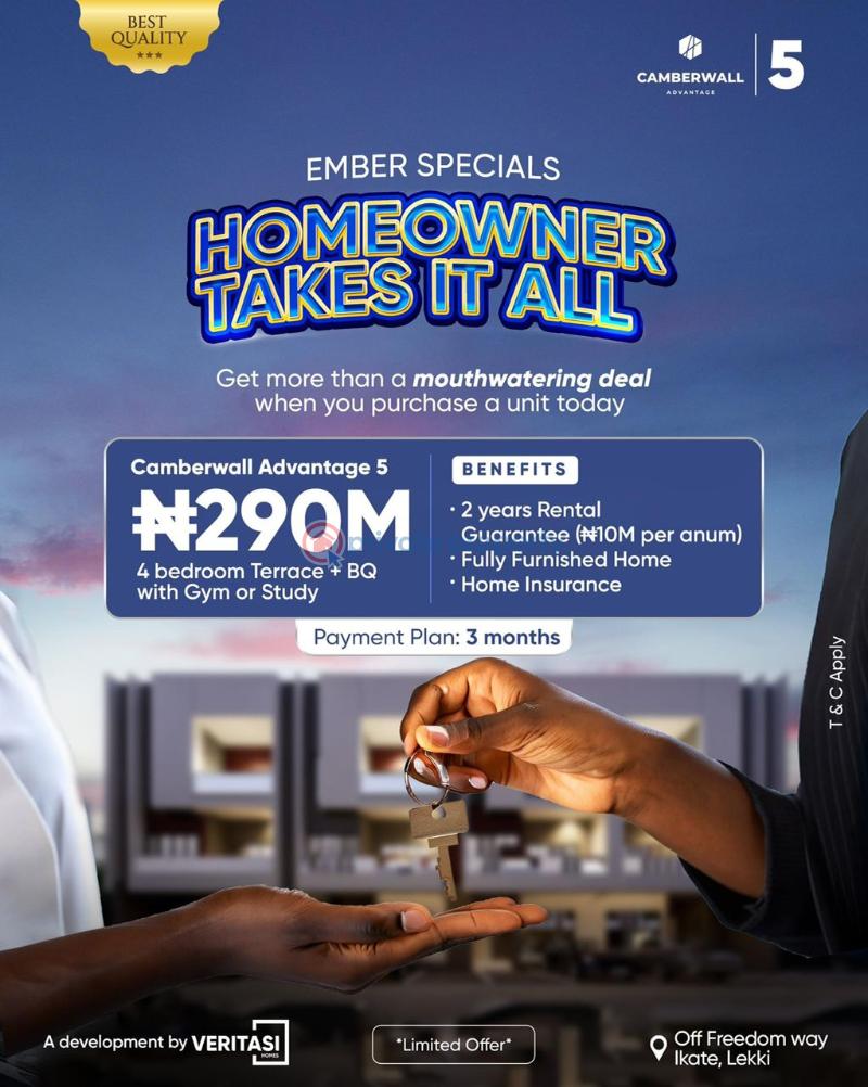 4 bedroom House For Sale Lekki Phase 1 Lagos - 0