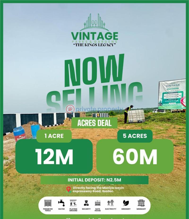 Mixed use Land For Sale Vintage Parks And Garden Estate With Instant Allocation On Initial Deposit Moniya Ibadan Oyo