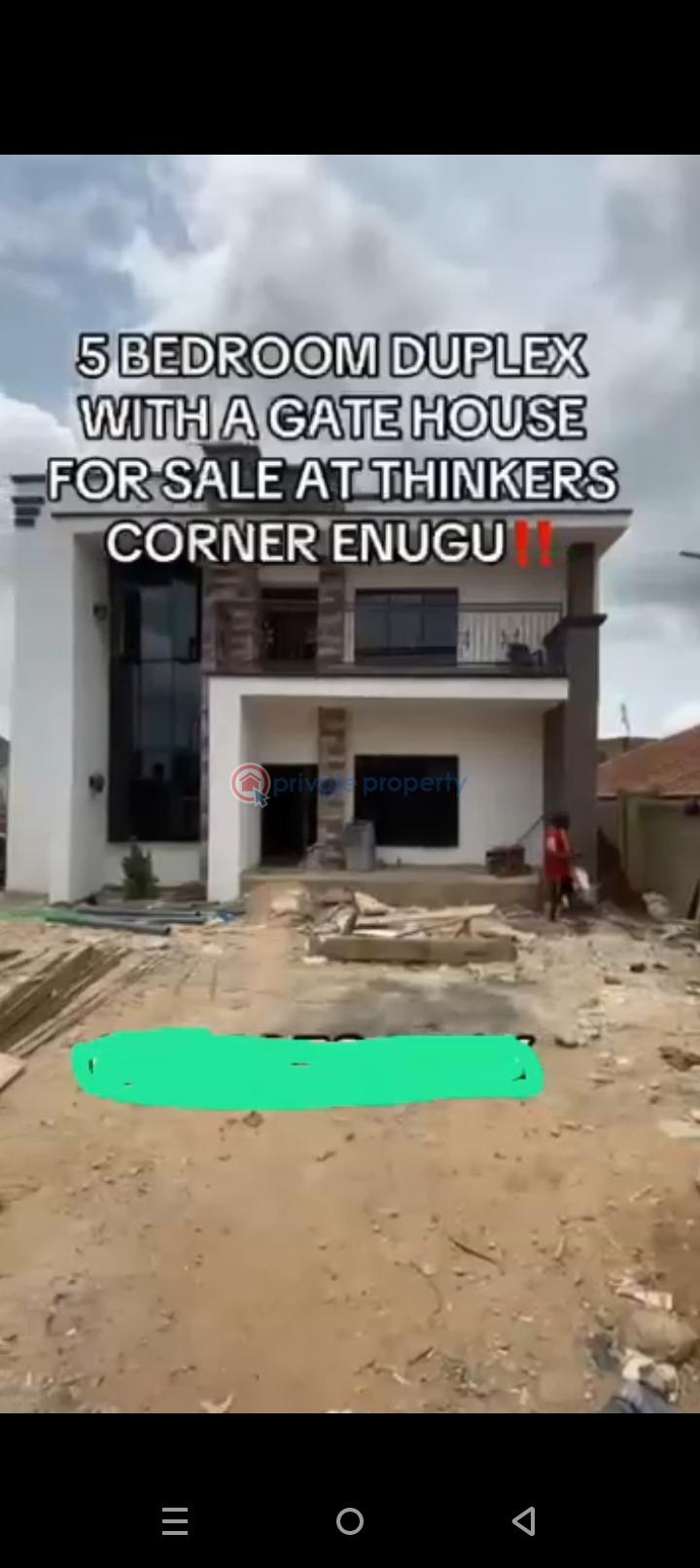 5 bedroom Detached Duplex For Sale Thinkers Corner Enugu Area 