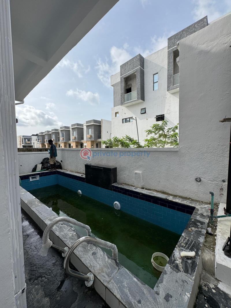 5 bedroom detached duplex with bq & a pool - 9 5 bedroom Detached Duplex For Sale Ajah Lagos - 9