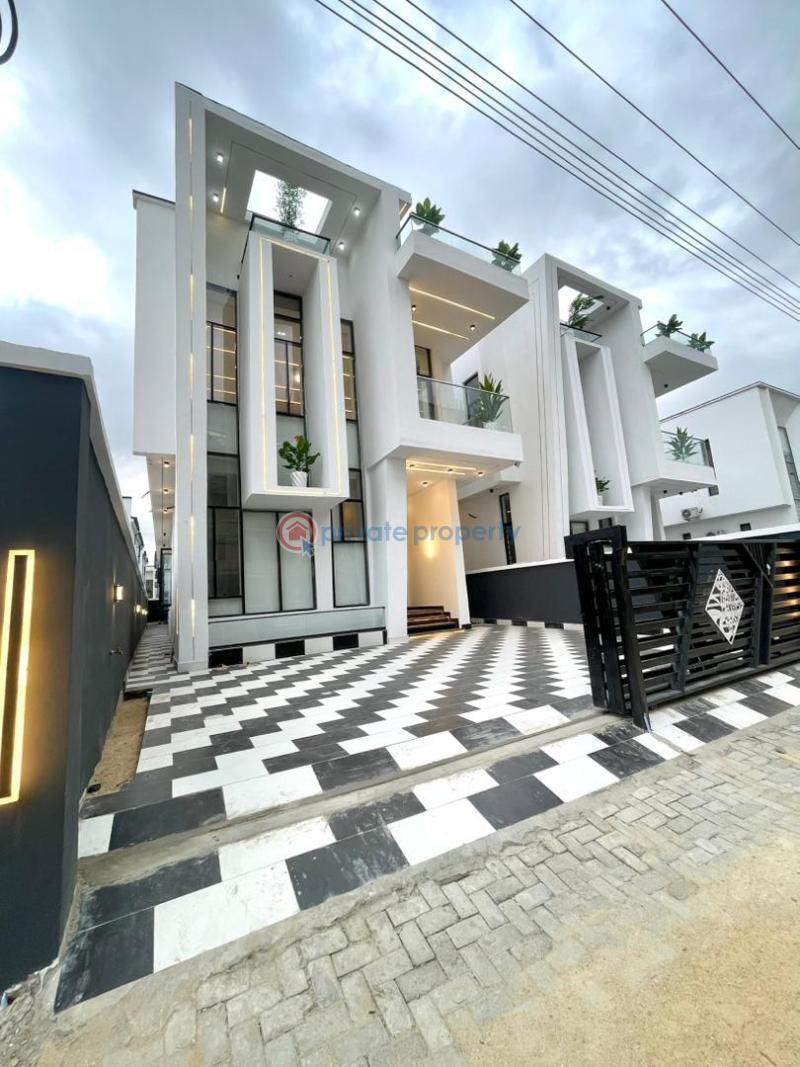 5 bedroom detached duplex with pool and bq at chevron - 0 5 bedroom Detached Duplex For Sale Chevron Drive Lekki Lagos - 0