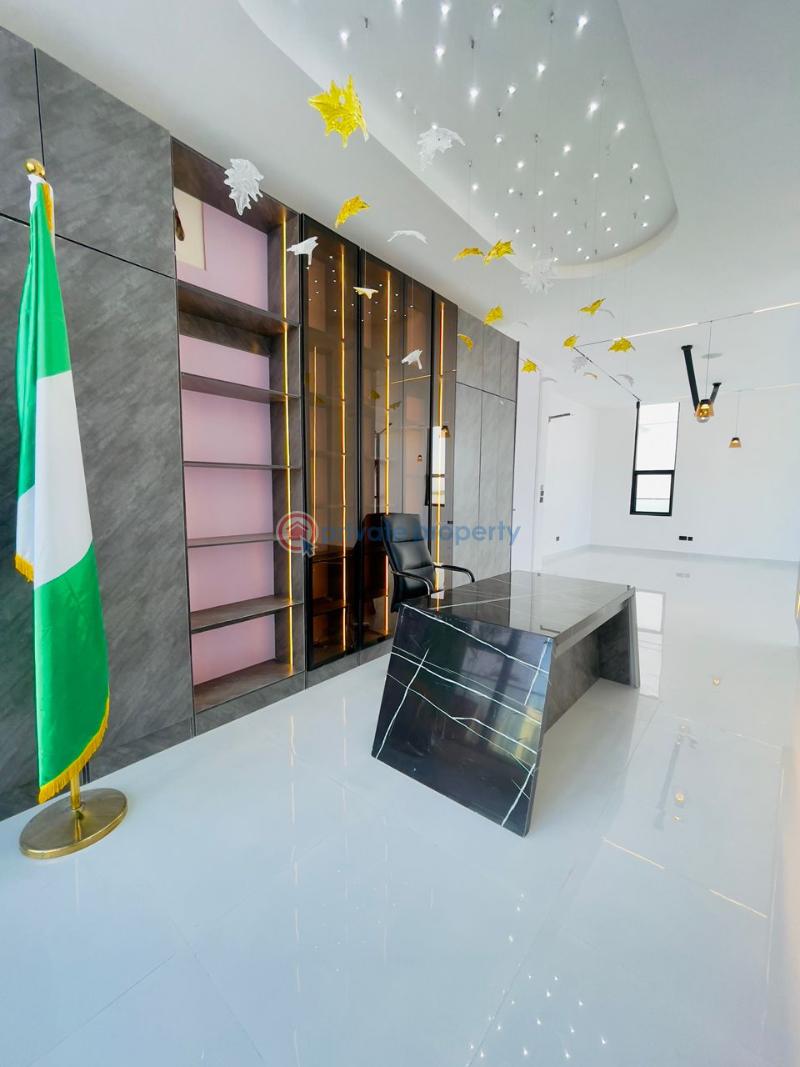 5 bedroom detached duplex with pool gym elevator cinema - 9 5 bedroom Detached Duplex For Sale Osapa London Lekki Phase 1 Lagos - 9