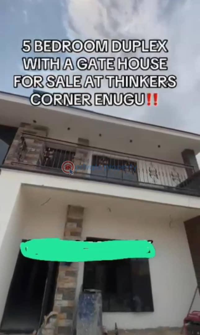5 bedroom Detached Duplex For Sale Thinkers Corner Enugu Area  - 2