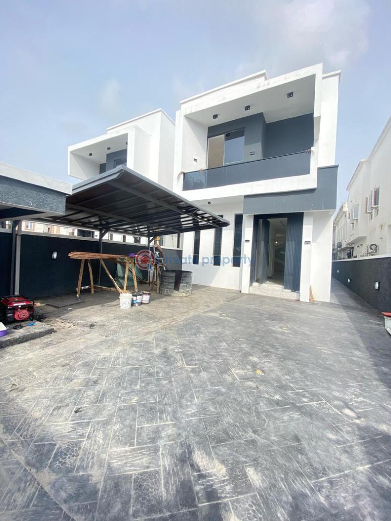 5 bedroom detached duplex with security post , bq - 24 5 bedroom Detached Duplex For Sale Osapa London Lekki Lagos - 24