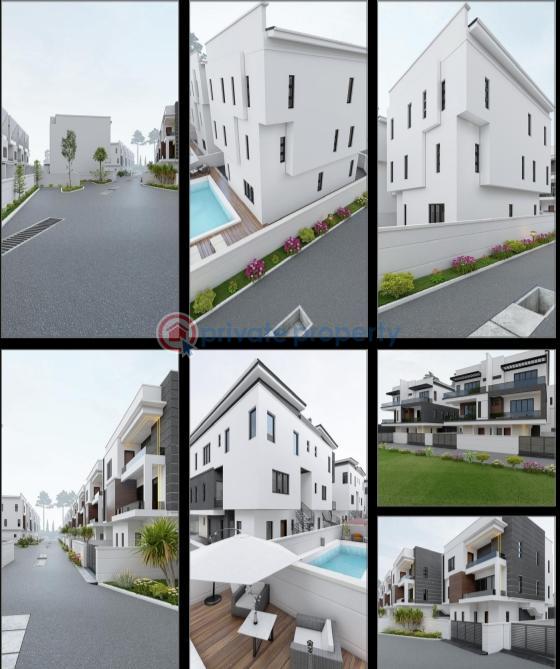 5 bedroom Detached Duplex For Sale Chevron Drive Lekki Lagos - 1