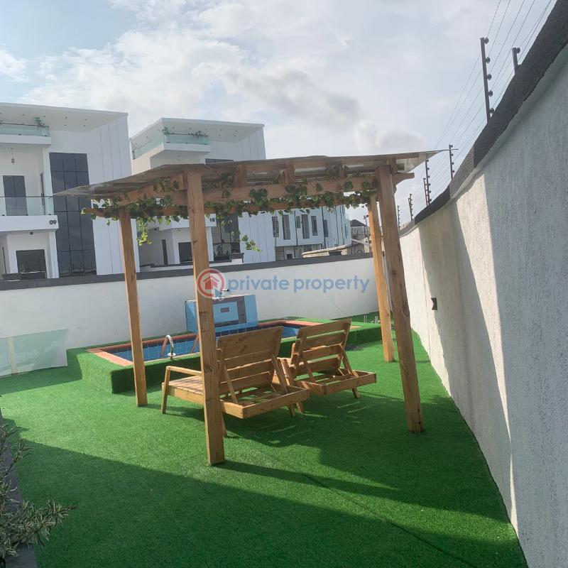 5 bedroom duplex with bq pool gym office - 7 5 bedroom House For Sale Hampton Lake Estate, Chevron Lekki Phase 2 Lagos - 7