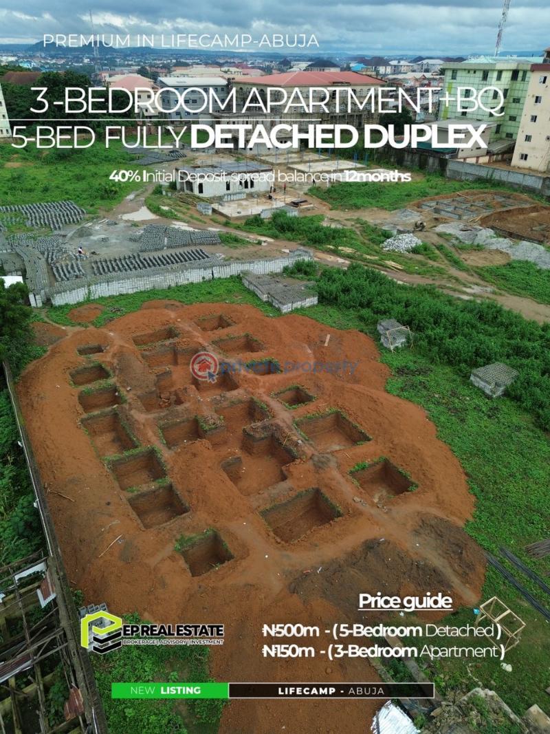 5 bedroom Detached Duplex For Sale Life Camp Abuja Phase 3  - 4