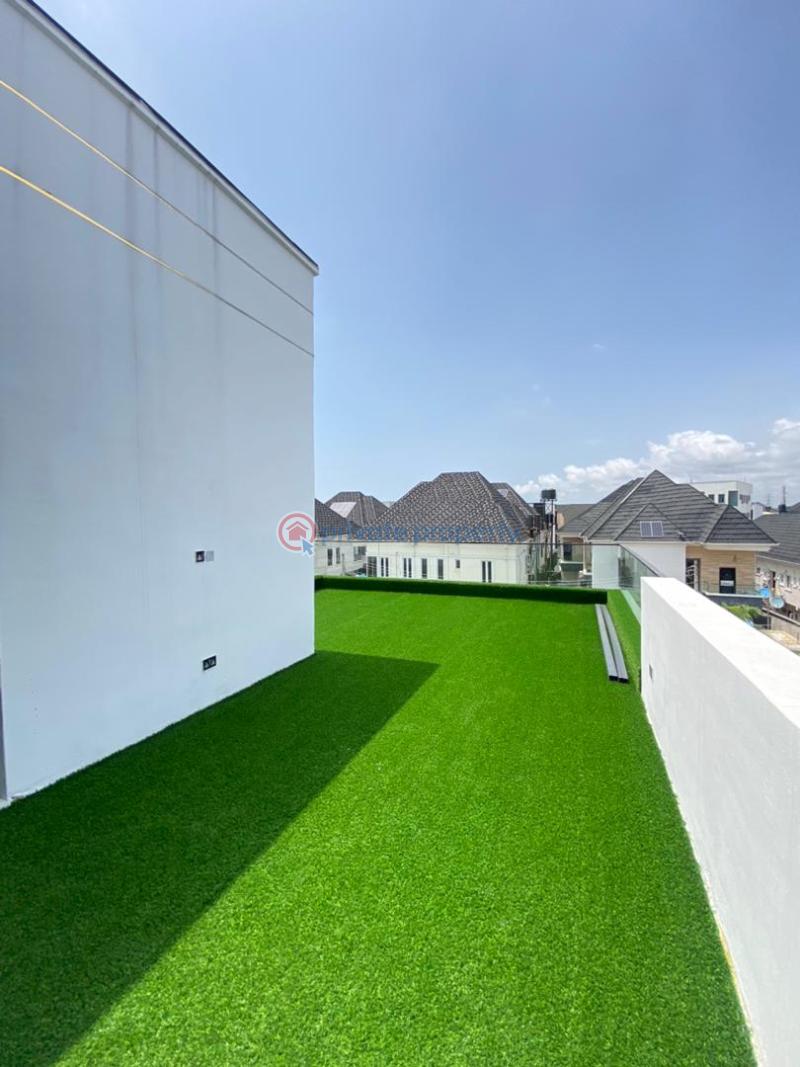 5 bedroom fully detached duplex with a high ceiling, swimming pool, gym - 5 5 bedroom Detached Duplex For Sale Ologolo Lekki Lagos - 5