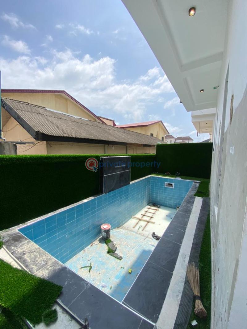 5 bedroom fully detached duplex with a high ceiling, swimming pool, gym - 4 5 bedroom Detached Duplex For Sale Ologolo Lekki Lagos - 4