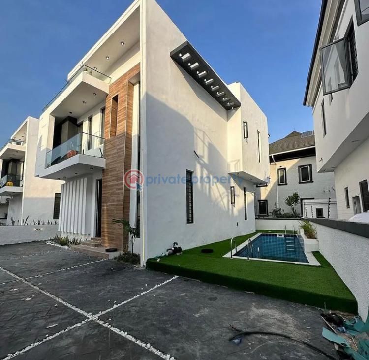 5 bedroom fully detached duplex with a swimming pool and a bq - 9 5 bedroom Duplex For Sale Chevron Drive Lekki Lagos - 9
