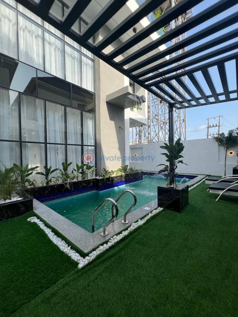 5 bedroom fully detached duplex with cinema, pool and gym in chevron - 4 5 bedroom Duplex For Sale Chevron Drive Lekki Lagos - 4