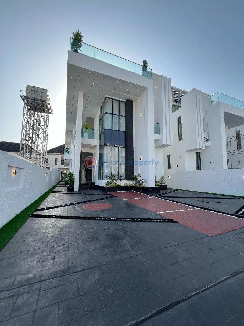 5 bedroom fully detached duplex with cinema, pool and gym in chevron - 1 5 bedroom Duplex For Sale Chevron Drive Lekki Lagos - 1