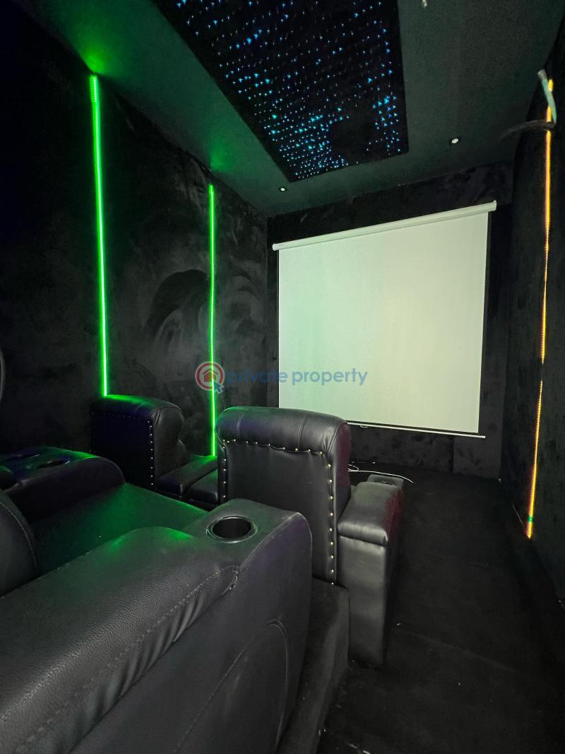 5 bedroom fully detached duplex with cinema, pool and gym in chevron - 18 5 bedroom Duplex For Sale Chevron Drive Lekki Lagos - 18