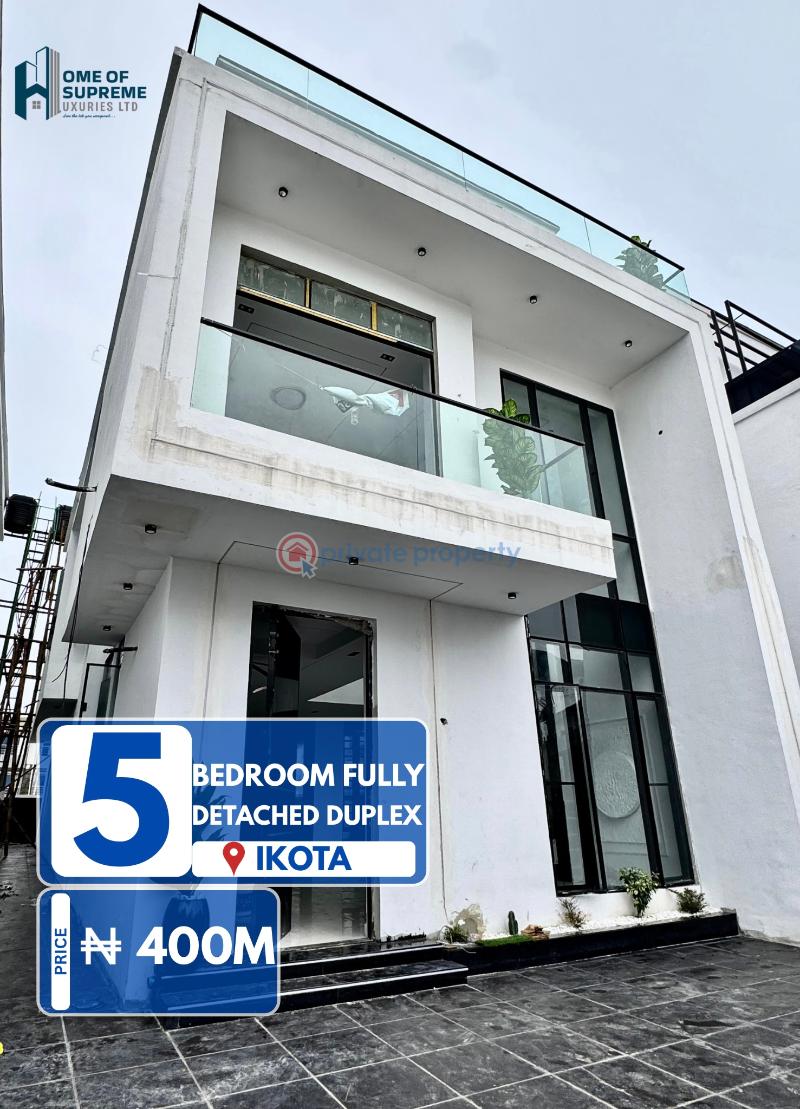 5 bedroom Detached Duplex For Sale Ikota Estate Ikota Lekki Lagos