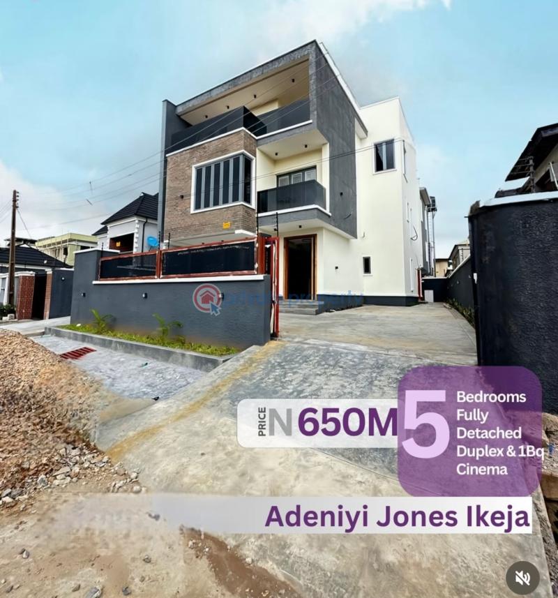 5 bedroom Detached Duplex For Sale Adeniyi Jones Ikeja Lagos - 0