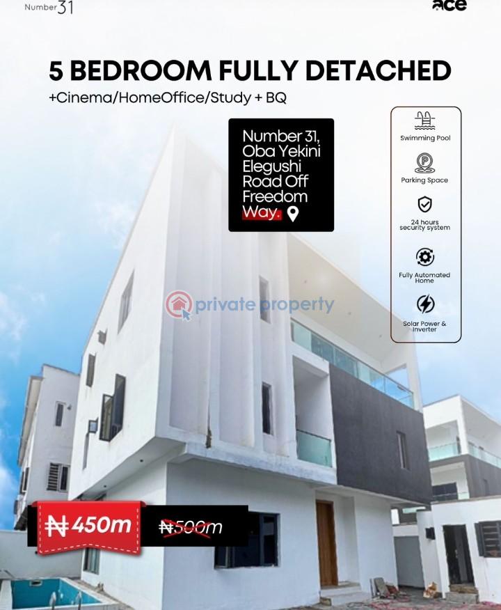 5 bedroom Detached Duplex For Sale Off Freedom Way, Lekki Phase 1. Lekki Phase 1 Lagos - 0