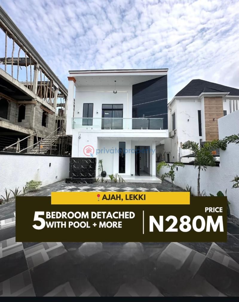 5 bedroom Detached Duplex For Sale Orchid Road By Chevron Tollgate Lekki Chevron Drive Lekki Lagos - 0