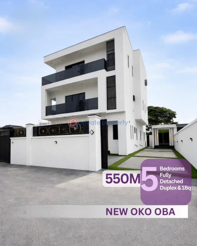 5 bedroom Detached Duplex For Sale Oko Oba Agege Lagos - 0