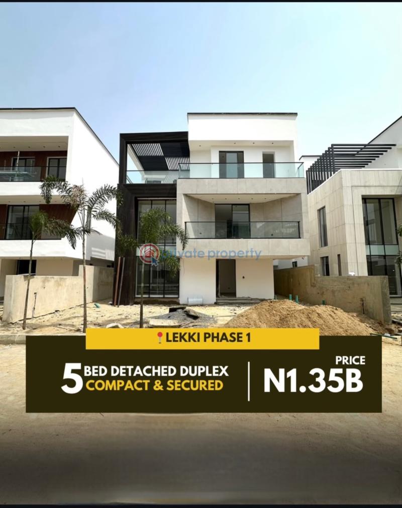 5 bedroom Detached Duplex For Sale Lekki Phase 1 Lagos - 0