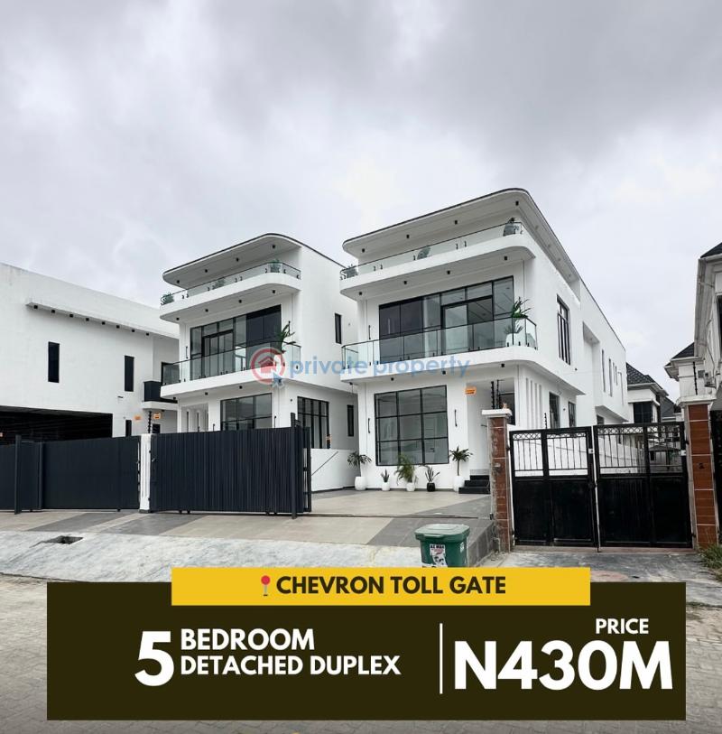 5 bedroom Duplex For Sale Chevron Lekki Chevron Drive Lekki Lagos - 0