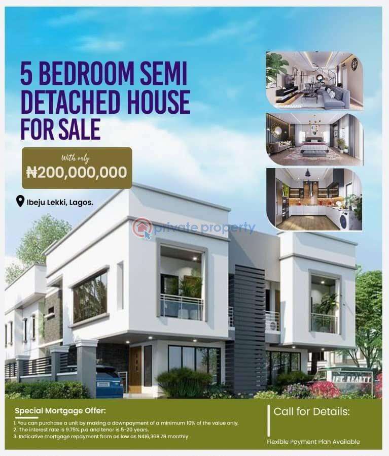 5 bedroom Duplex For Sale Ibeju-Lekki Lagos - 0