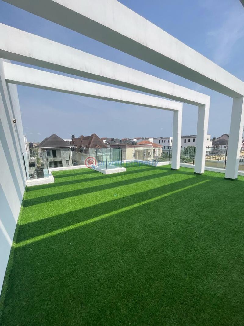 5 bedroom semi-detached house with rooftop terrace - 13 5 bedroom Semi detached Duplex For Sale Osapa Lekki Lagos - 13