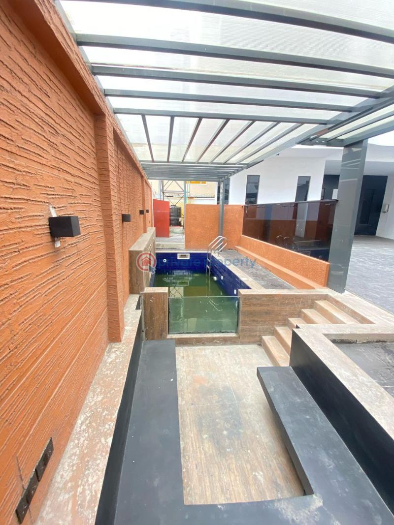 5 bedroom semidetached duplex on two floor with pool, bq  and anteroom - 16 5 bedroom Semi detached Duplex For Sale Osapa Lekki Lagos - 16