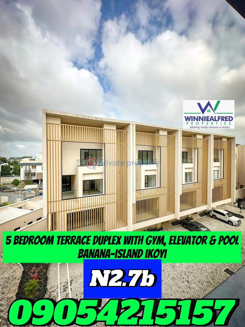5 bedroom Terraced Duplex For Sale Banana Island Ikoyi Lagos - 0