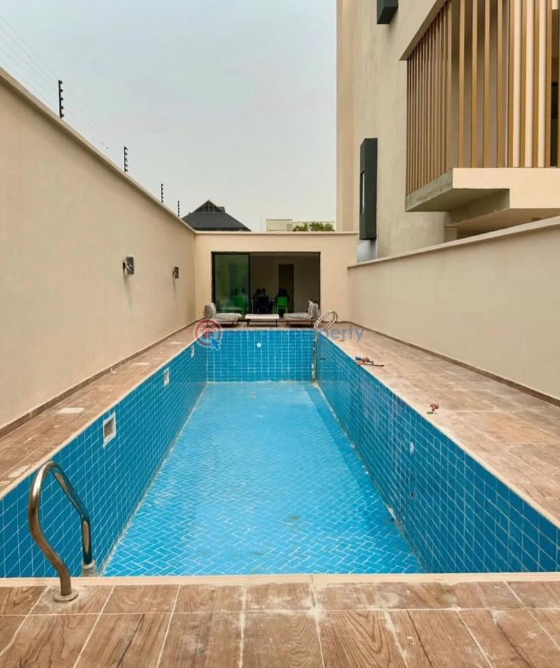 5 bedroom townhouse smart home fourplex with 2 bq's, large swimming pool, club house,gym - 12 5 bedroom Townhouse For Sale Banana Island Ikoyi Lagos - 12