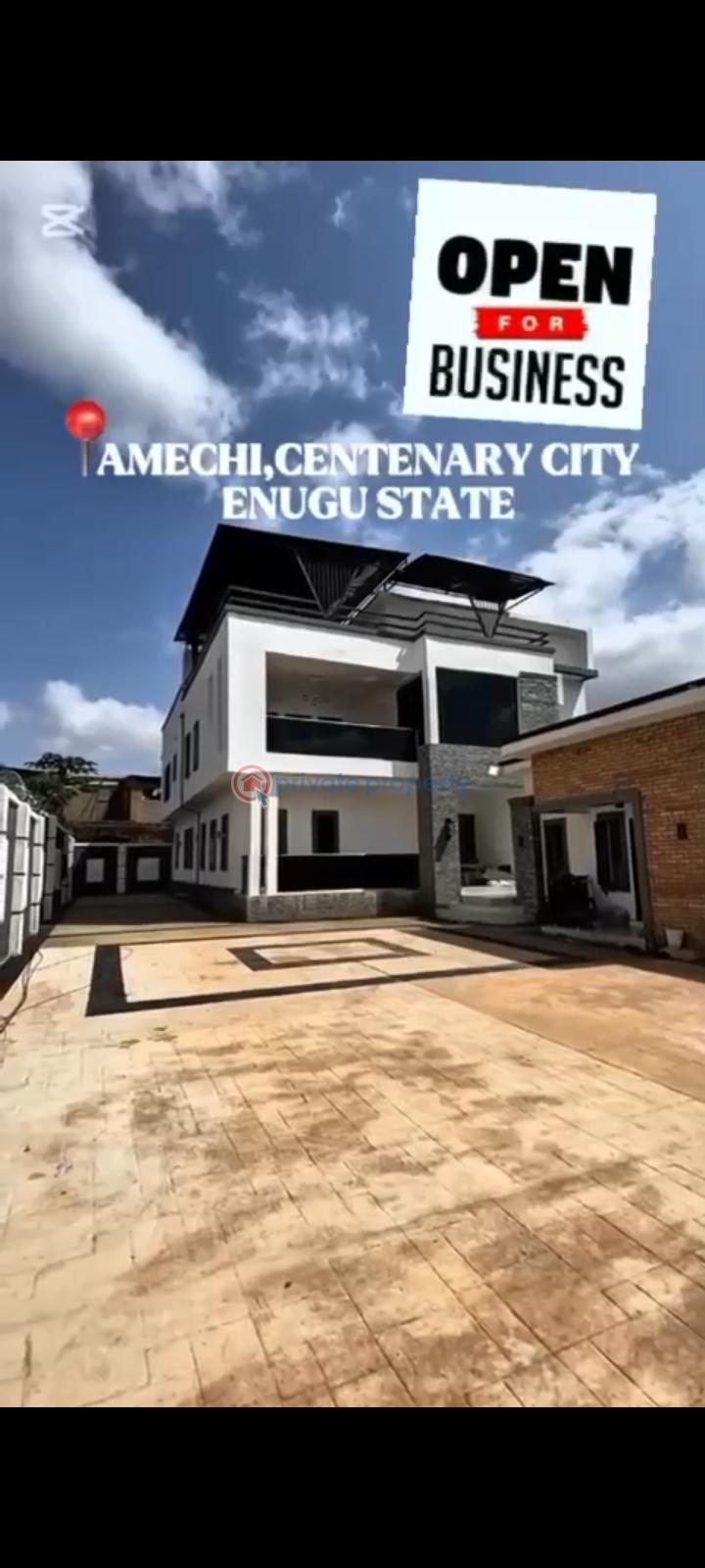 5 bedrooms duplex with 2 rooms bq & roof top at independence layout enugu. - 1 Duplex For Sale Independence Layout Behind Centenary Enugu Area  - 1