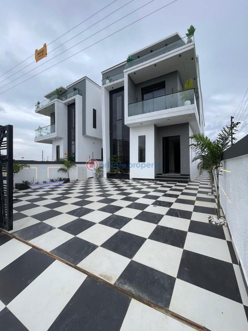 5 bedrooms fully detached duplex in ajah - 1 5 bedroom Duplex For Sale Secured Estate In Ajah Ajah Lagos - 1