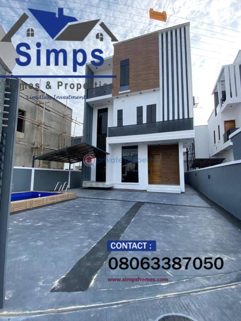 5 bedroom Duplex For Sale 2nd Toll Gate Lekki Phase 2 Lagos - 0