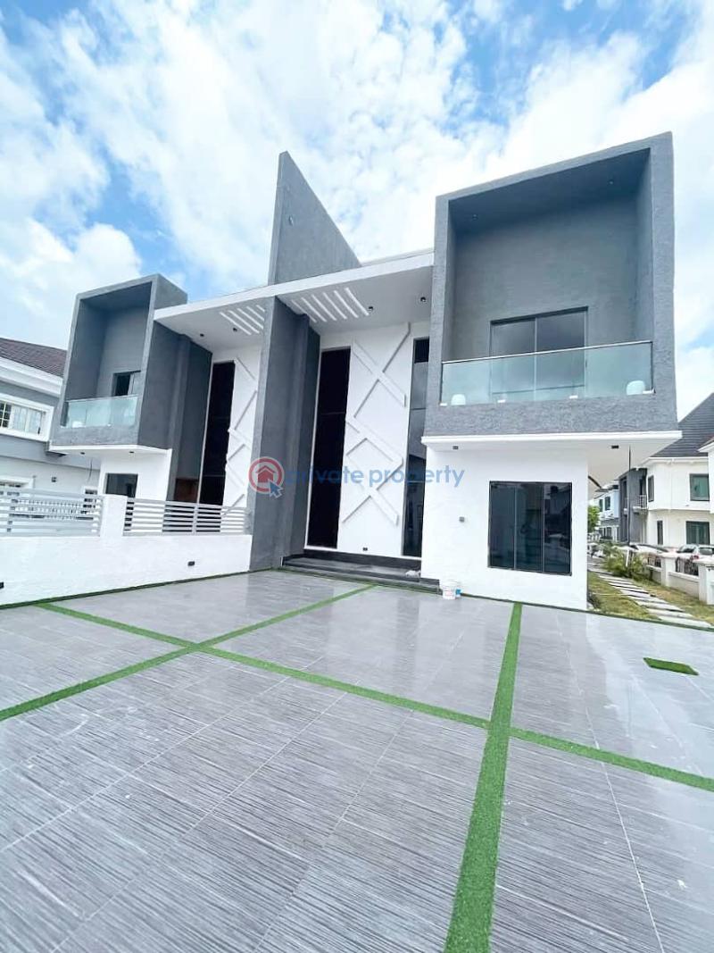 5-bedrooms semi-detached duplex with bq - 1 5 bedroom Semi detached Duplex For Sale Osapa London Lekki Lagos - 1